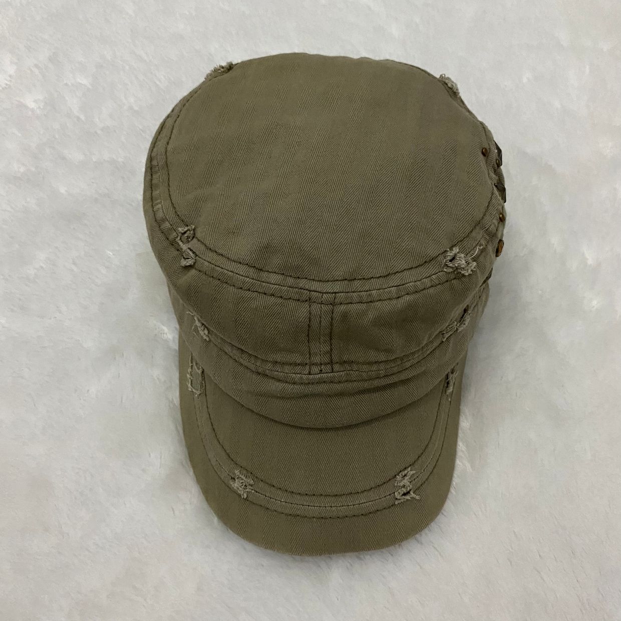 Grunge Emo Hat Wanita tan gray, foto 2