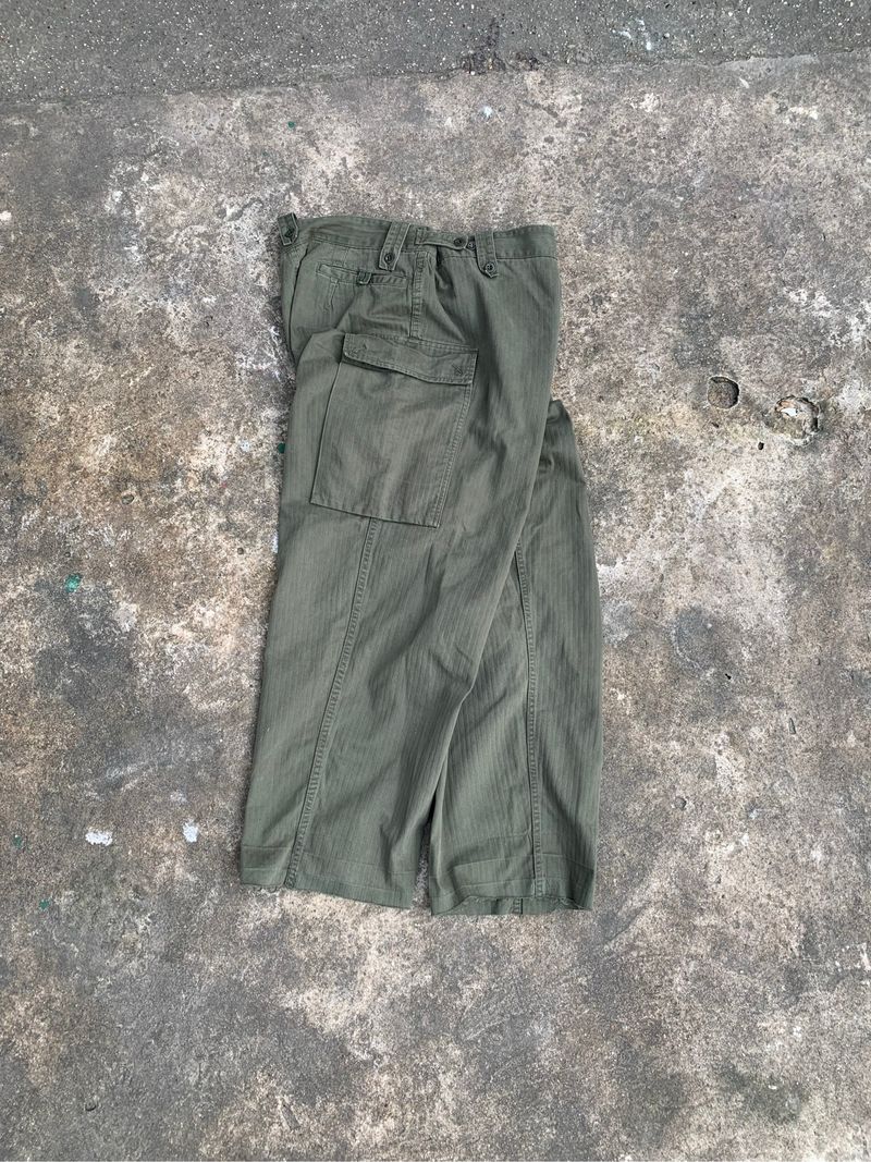 1971s hbt dutch army cargo trouser, foto 3