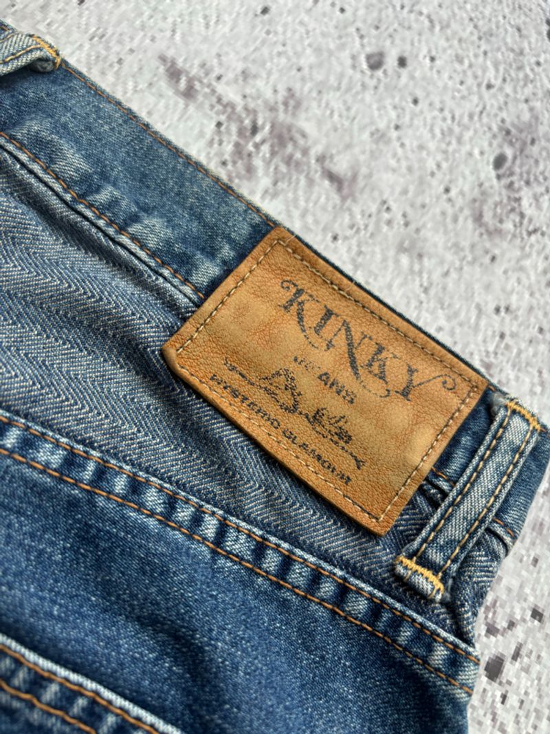 Hysteric Glamour Jeans Pria blue, foto 5