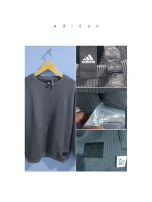 Adidas Casual Sweater Pria gray