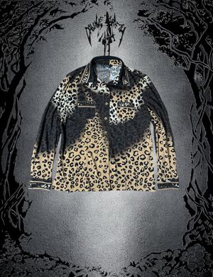 ✮ Leopard Shirt Black And White ✮