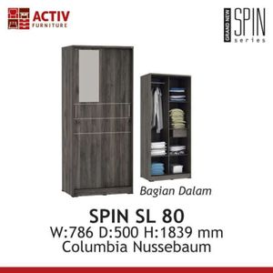 Lemari Pakaian Almari Activ Spin SL 80

#almari #lemari