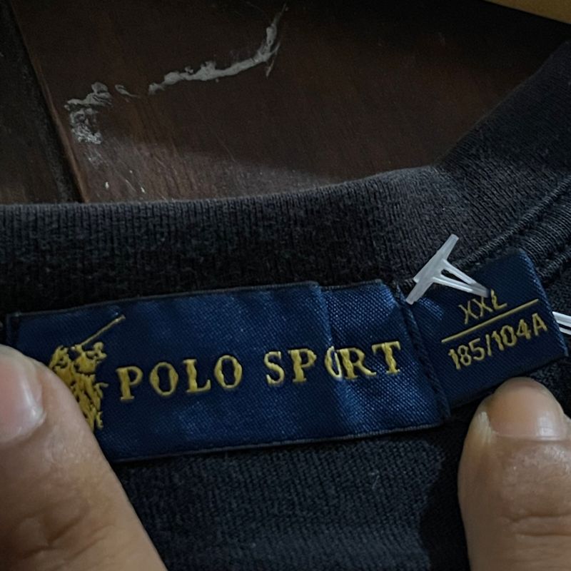 Polo Sport Ralph Lauren Script Gold Printed Black Tee, foto 6