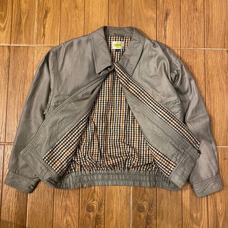 Vintage Bomber jacket Pria silver, foto 2
