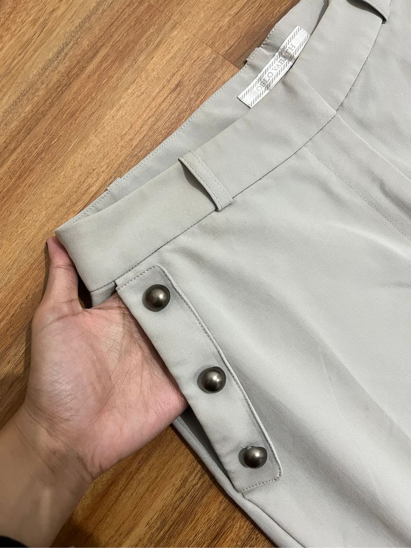 trousers kulot light grey size M, foto 3