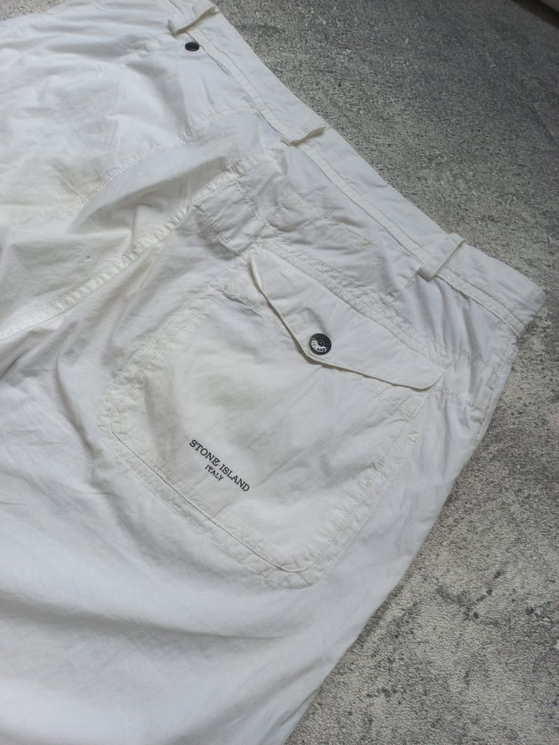 Authentic Stone Island Spring Summer 2007 long Pants White, foto 10
