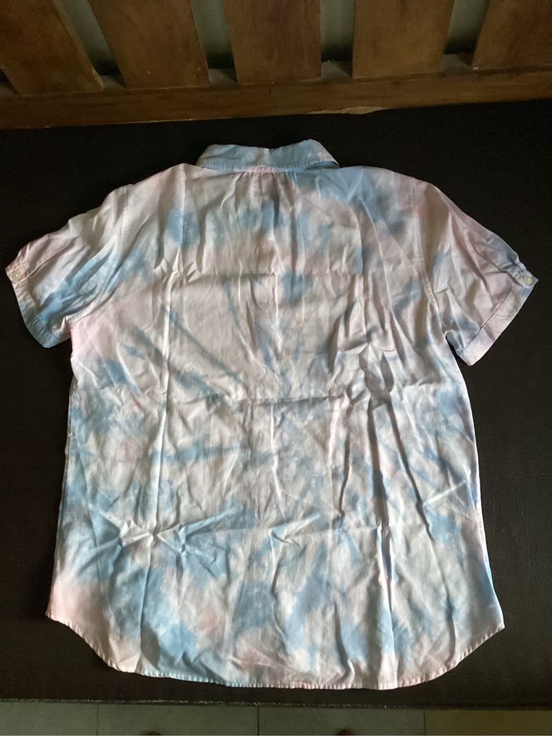 Casual Shirt Kemeja Un1gl0 Tie dye basic, foto 4
