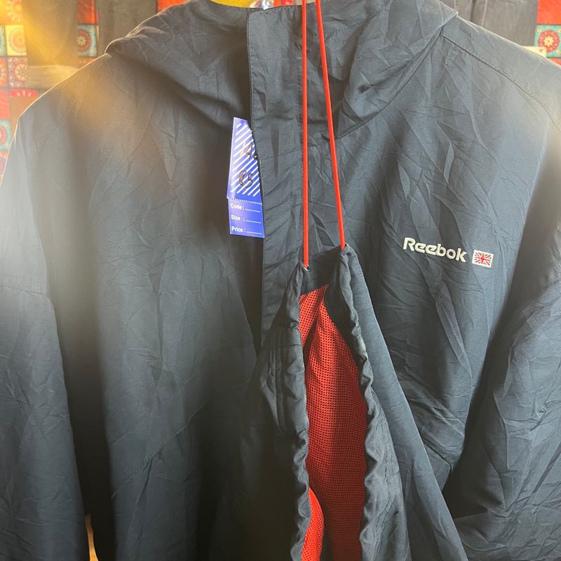 90s Reebok Hooded Windbreaker Jacket, foto 8