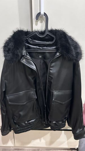 Jaket leather zara
