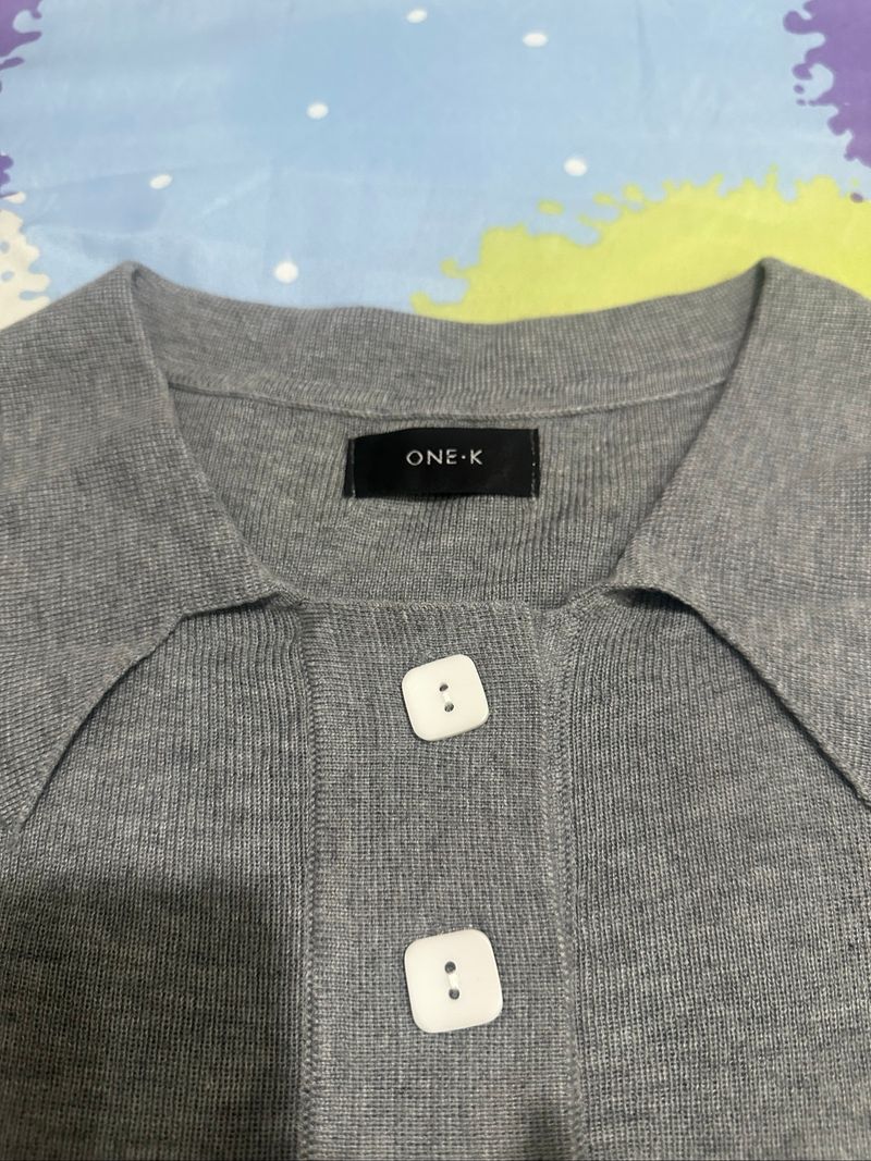 Blouse Crop Top Kerah Lucu One-K, foto 2