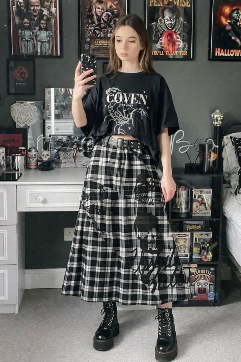 GHOST OF HARLEM SKIRT GHOTC RARE ITEM GRUNGE MORIKEI Y2K - Preloved