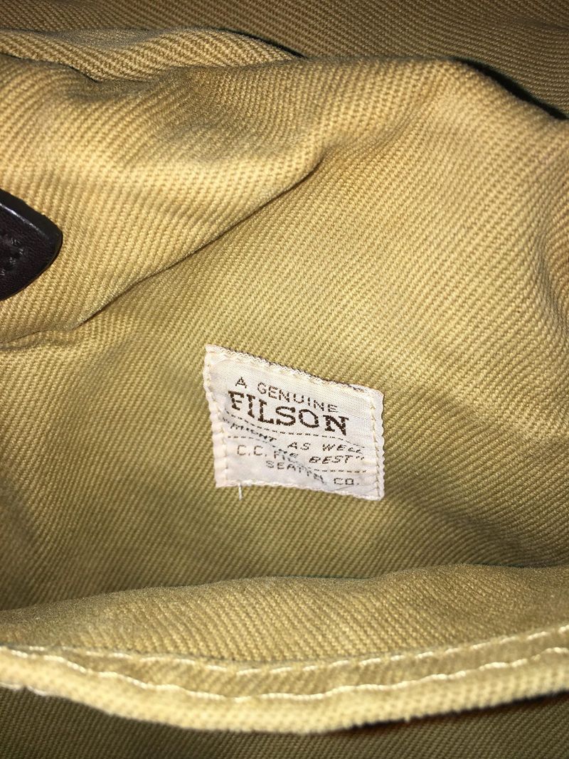 FILSON TOTEBAG TAN with zipper, foto 2