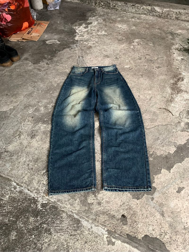 D,CHIVE BAGGY BLUE RETRO WASHED, foto 5