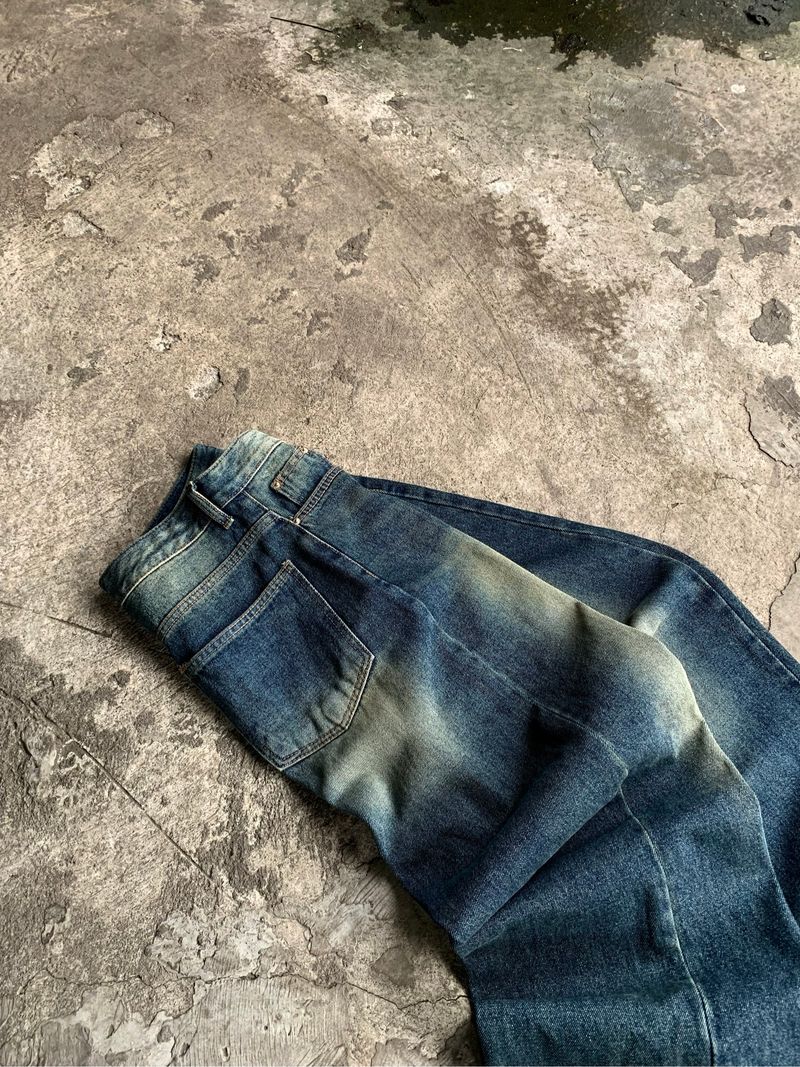 D,CHIVE BAGGY BLUE RETRO WASHED, foto 8