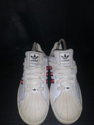 Adidas Casual Sneakers Wanita white red