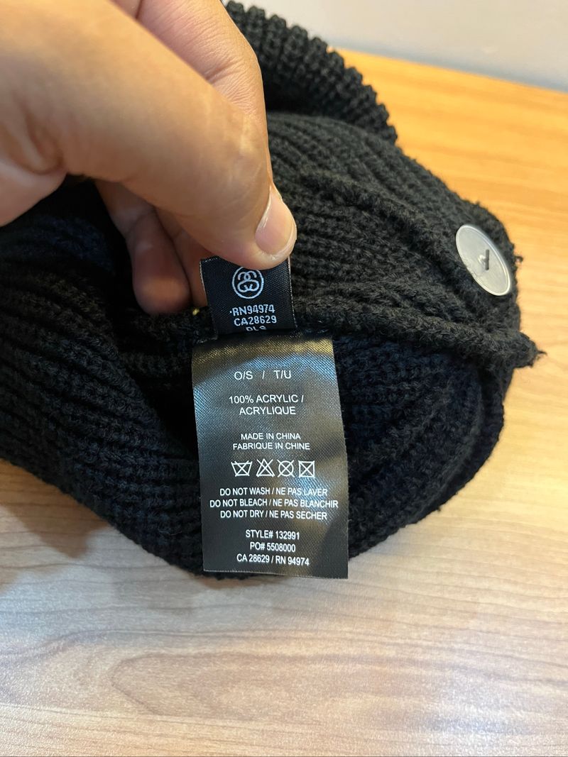 Beanie Hat Stussy Striped Cuff, foto 6