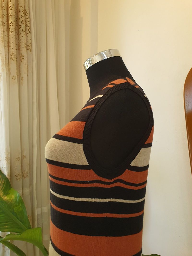 RAJUT KNIT HITAM ORANGE, foto 3
