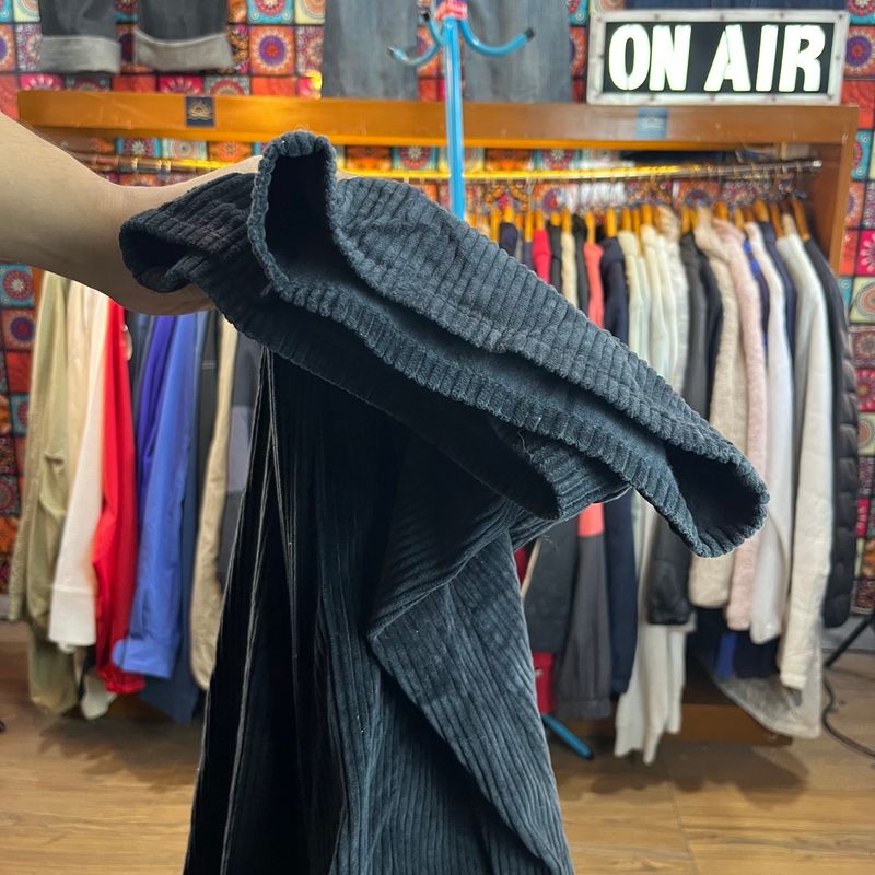 Freak's Store Black Corduroy Relaxed Pants, foto 5