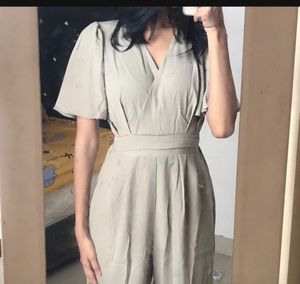 Casual Jumpsuit Wanita green