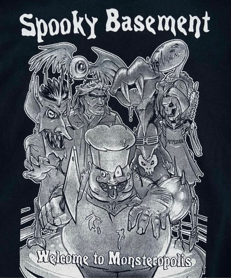 spooky basement tshirt, foto 2