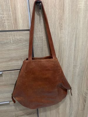 Vintage Minimalist Shoulder bag Wanita brown
