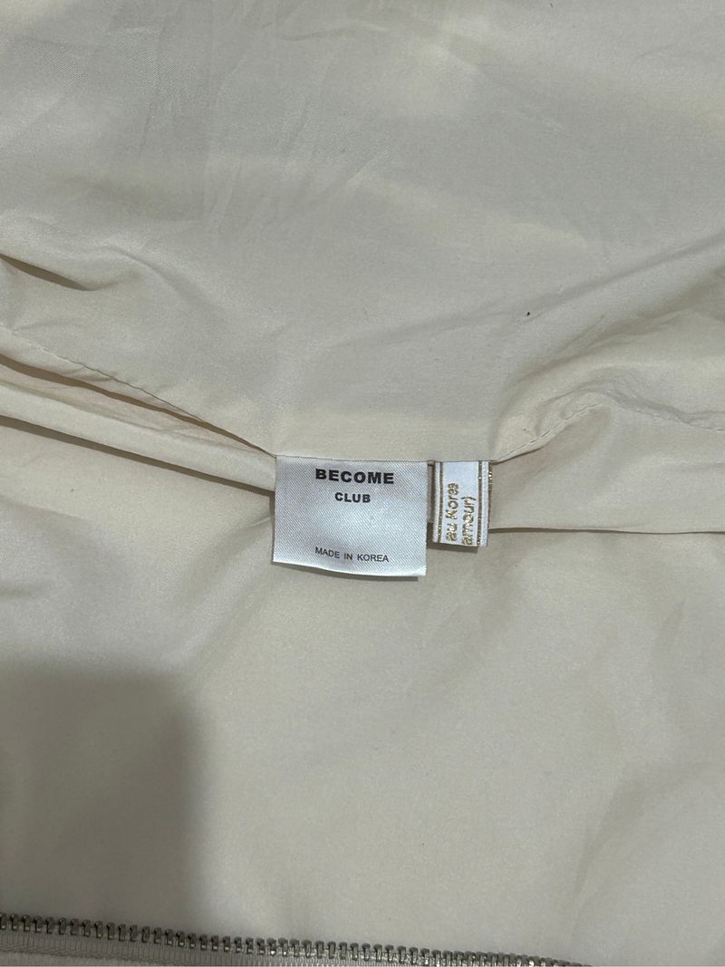Bomber Jacket Suede Beige BECOME MiL:Ron Size L, foto 3