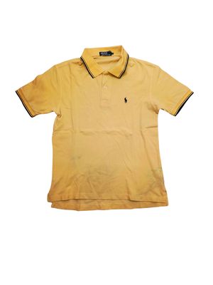 Polo Ralph Lauren Vintage Luxury Polo shirt Pria cream yellow