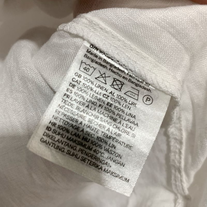 h&m linen pocket shirt, foto 5