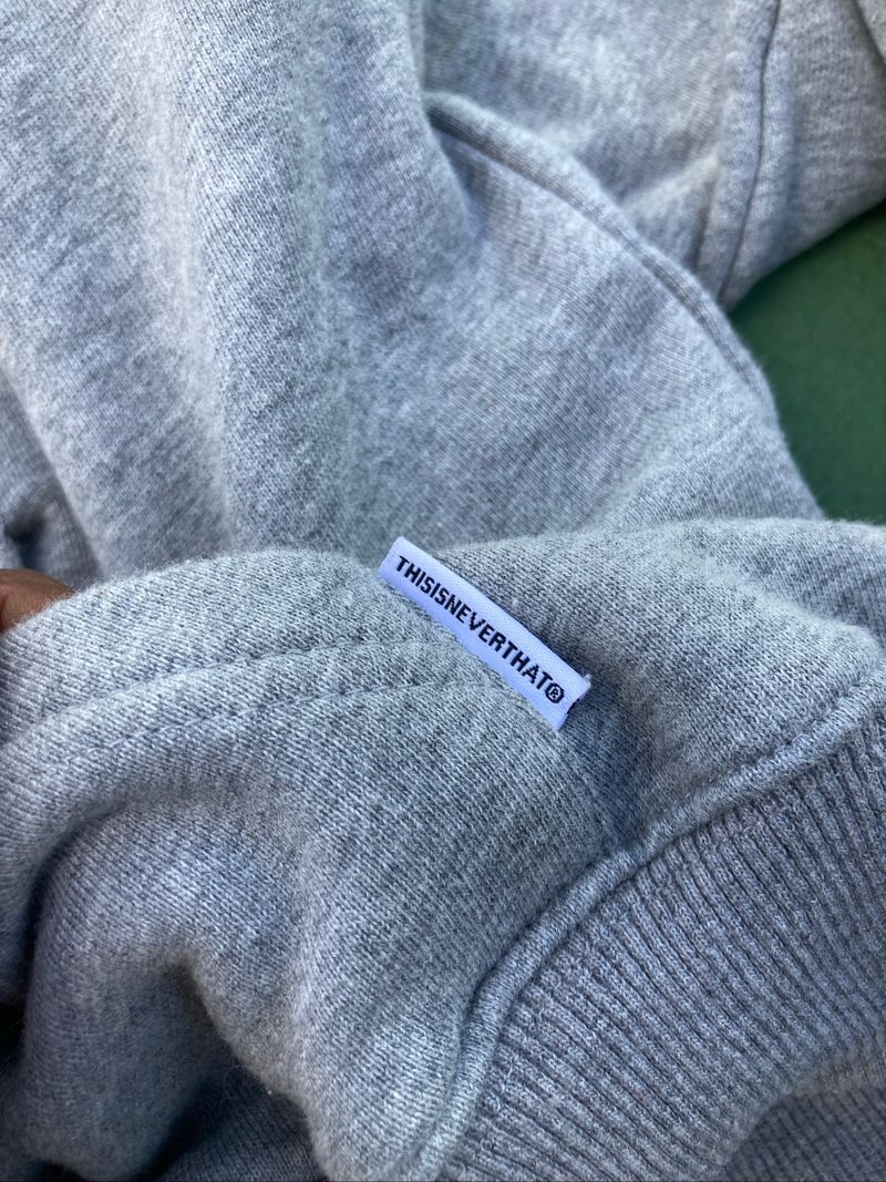 Thisisneverthat Kogo Hoodie Heather Grey, foto 6