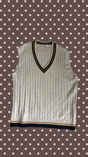Vest Uniqlo Broken White