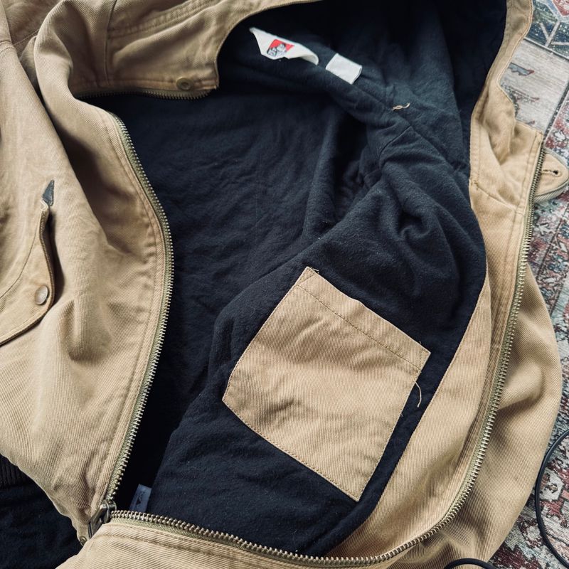 VINTAGE BEN DAVIS HOODIE CANVAS ACTIVE JACKET, foto 10