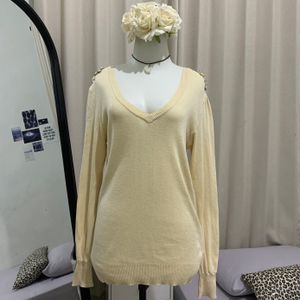 Avant Garde Sweater Wanita cream