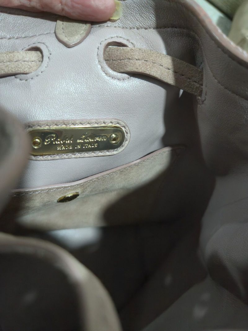 RALPH LAUREN Suede leather bag, foto 9