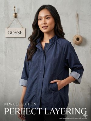 GEGOSSE BLOUSE OUTER ZIPPER WOMENS
