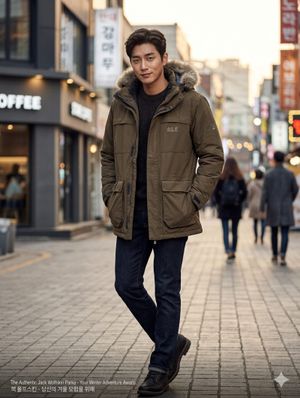 JACK WOLFSKIN PARKA ARMY TEXAPORE