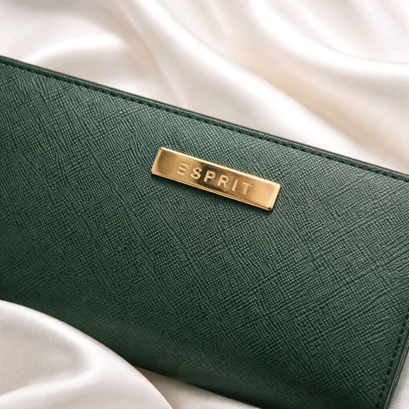 PRELOVED ESPRIT GREEN WALLET, foto 3