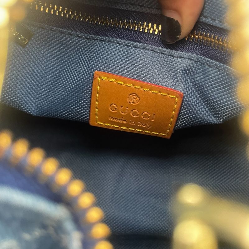 gucci monogram denim speedy size 30, foto 8