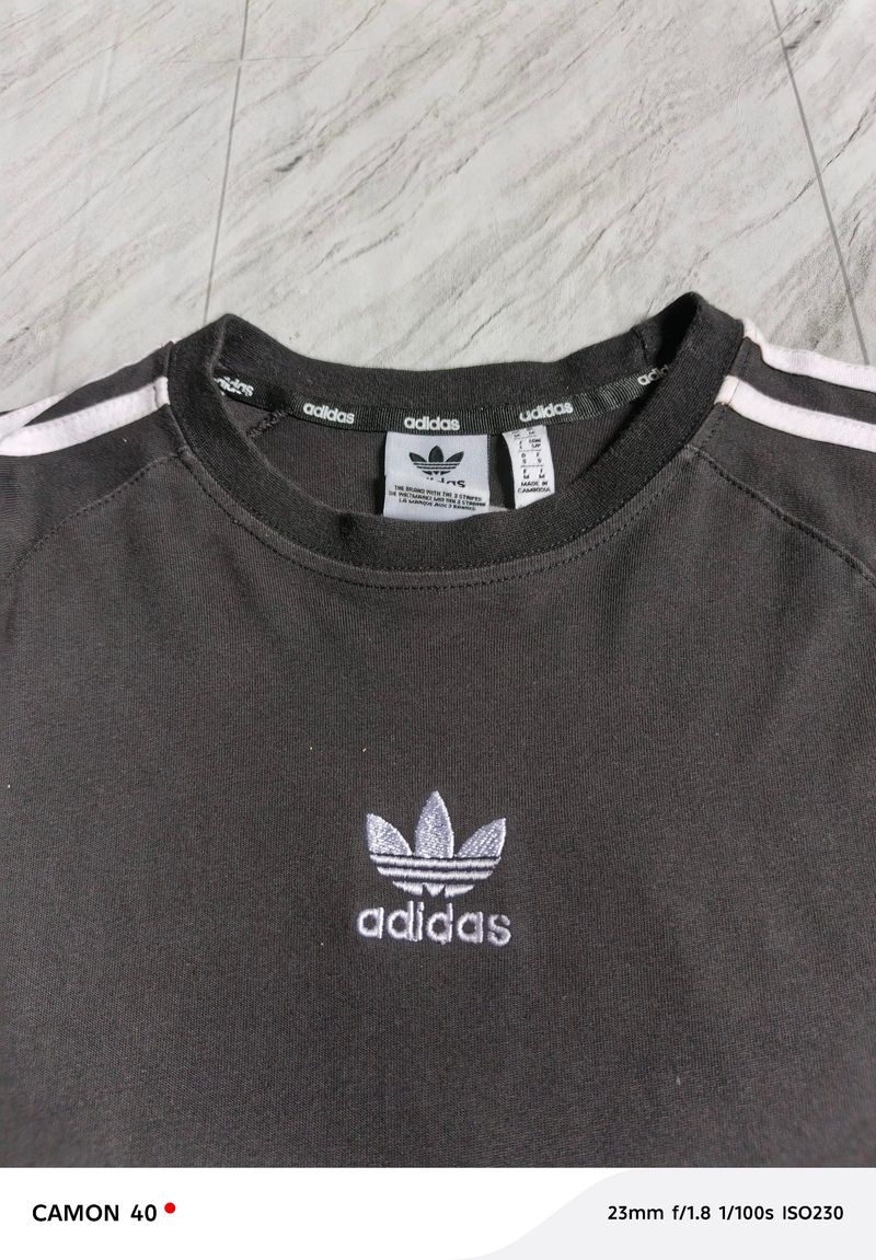 "Adidas long sleeve" Black three stripes, foto 2