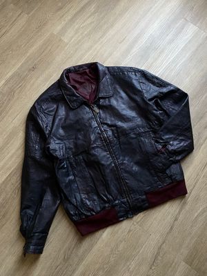 “ECHTES LEDER” VINTAGE LEATHER BOMBER JACKET