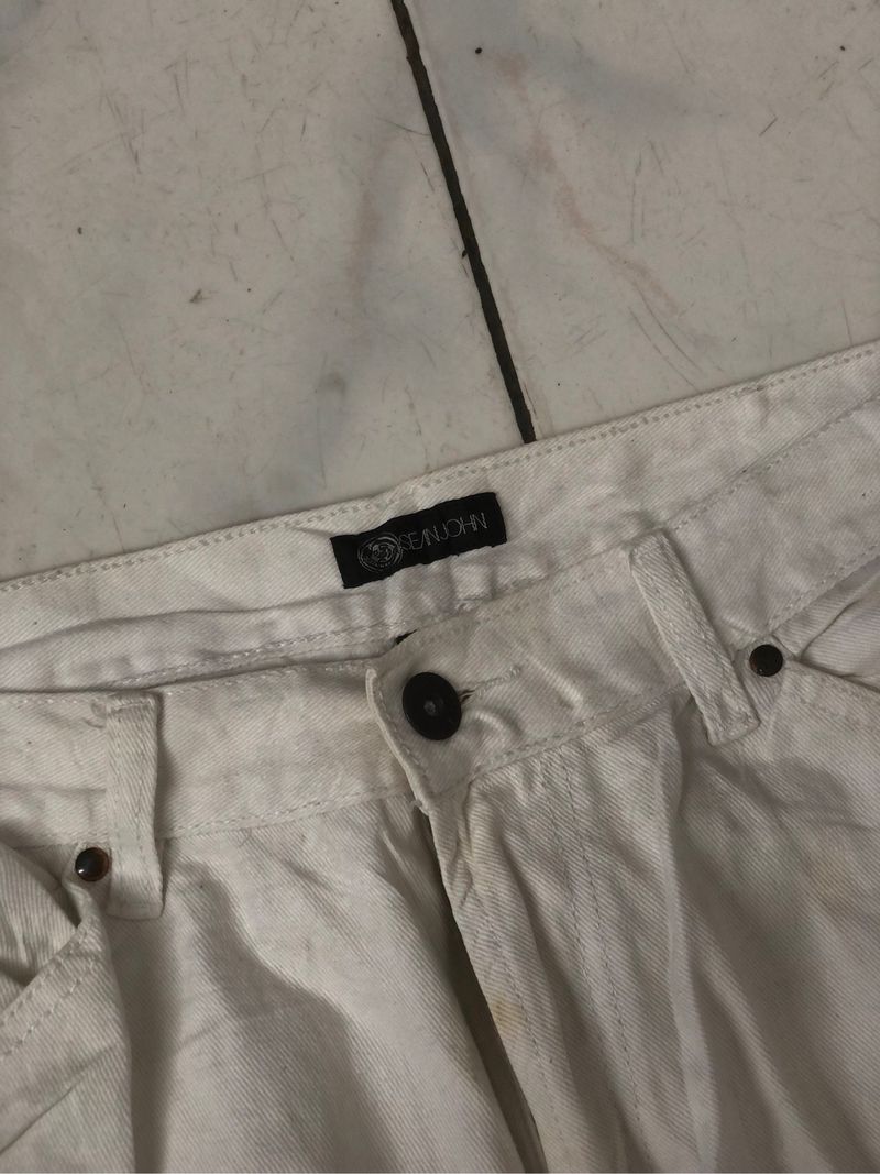 Seanjohn white baggy jorts, foto 5