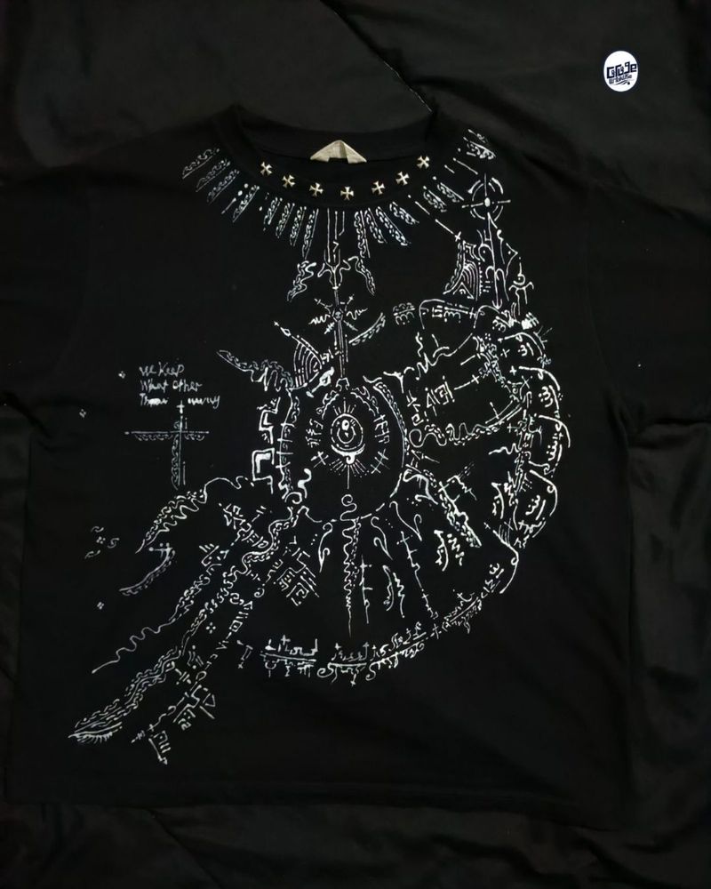 T-shirt Handpainted, foto 2