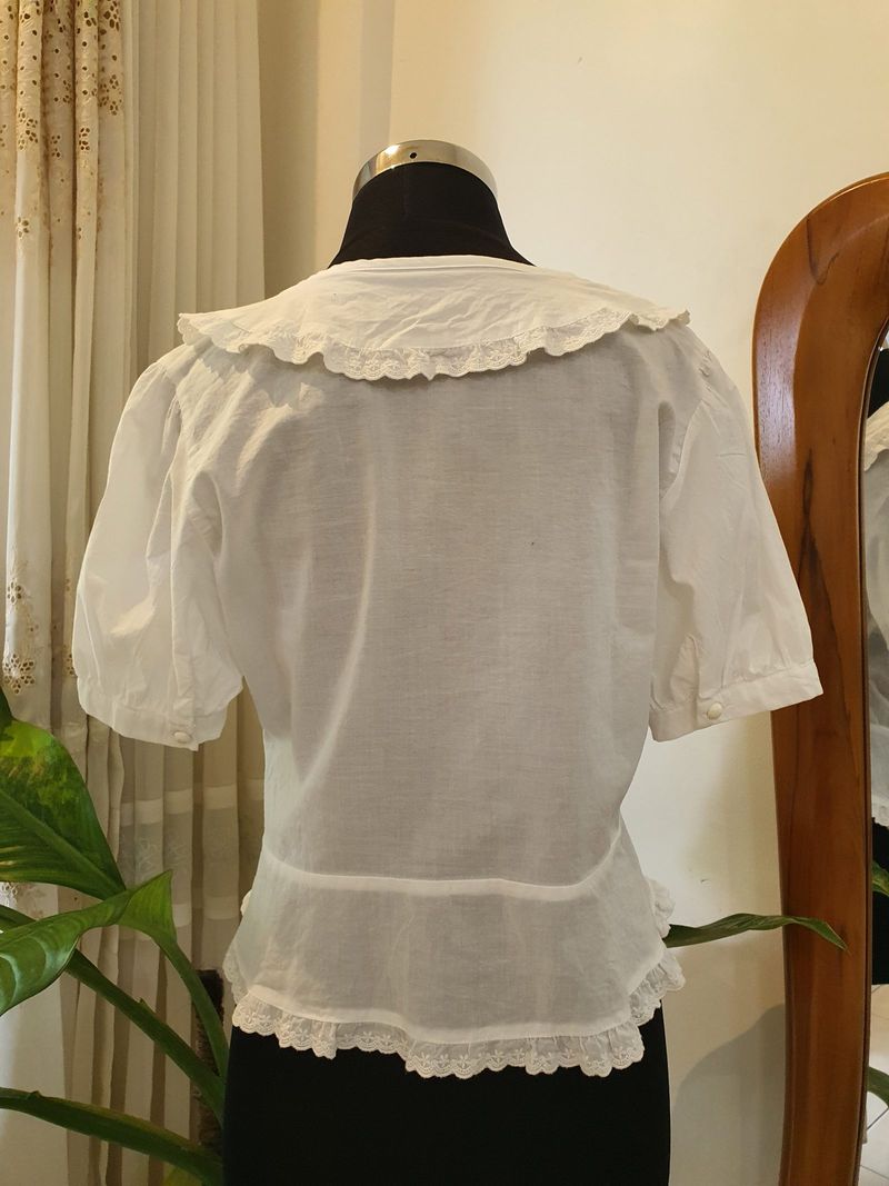 BLOUSE KATUN PUTIH, foto 2