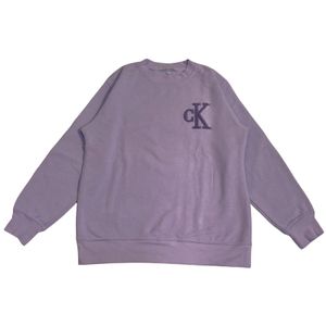 Calvin Klein Terry Logo Lavender Sweatshirt