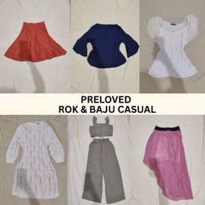 [PRELOVED MAMA RIKA] BAJU & ROK CASUAL