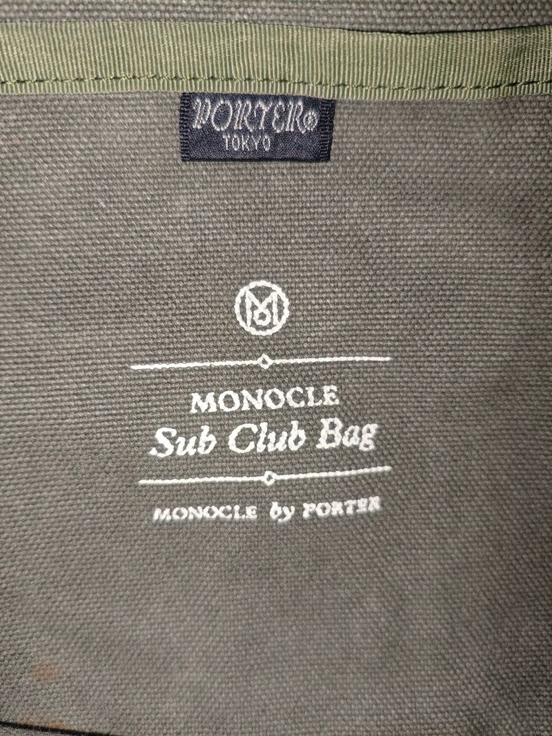Poter x monocle totebag (army), foto 4