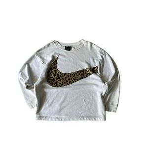 Nike Crewneck Big Swoosh Leopard