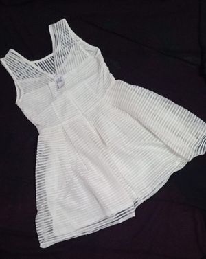 dres mini warna putih