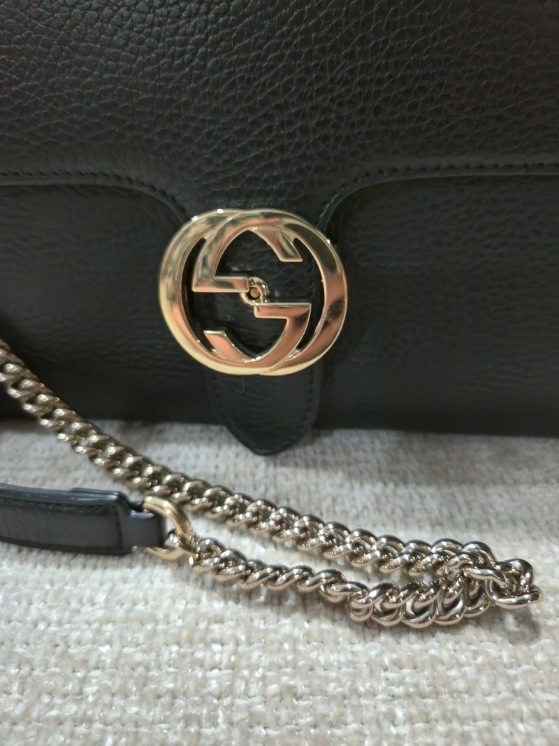 Gucci interlock leather bag, foto 8
