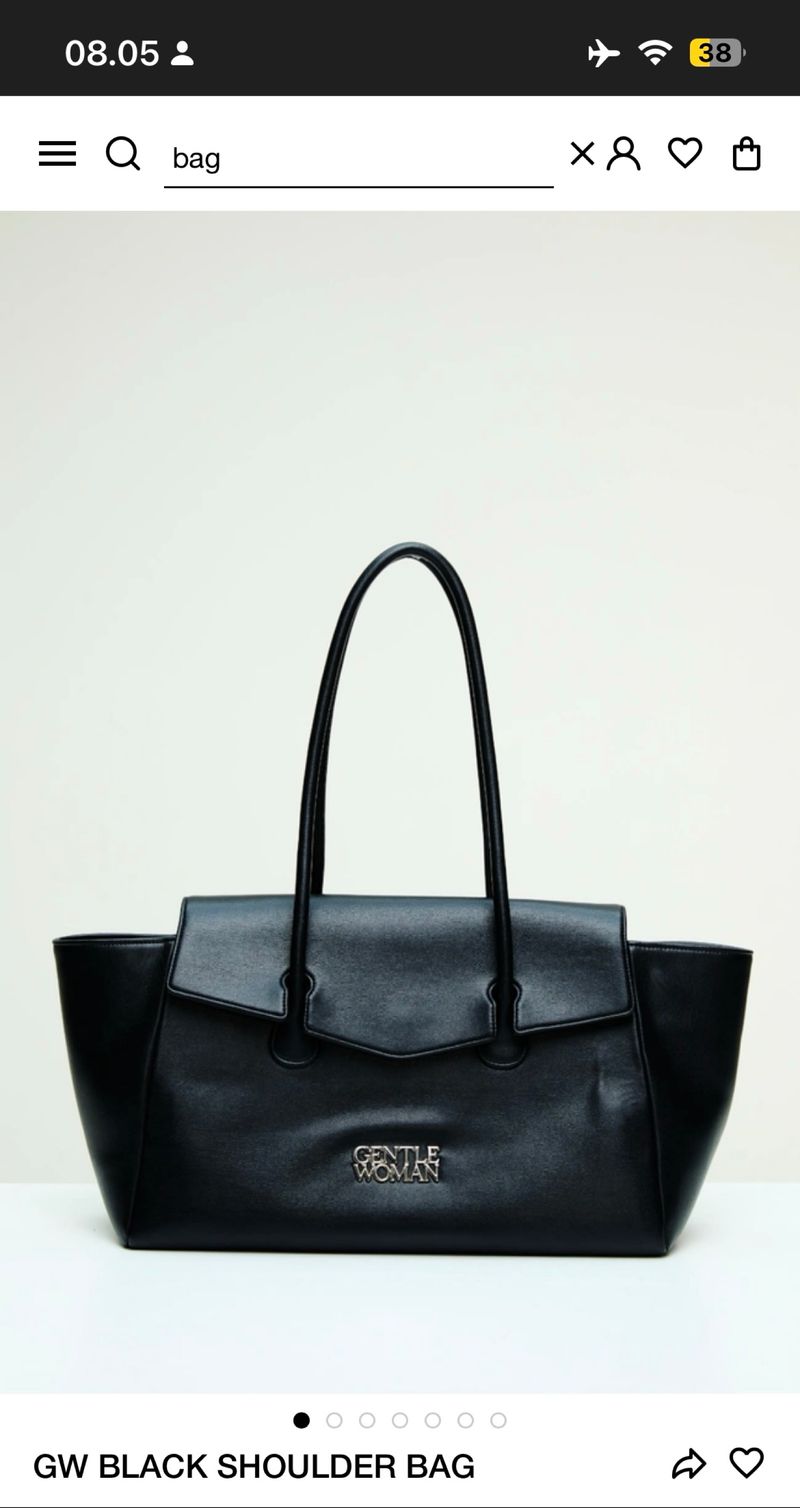 GW BLACK SHOULDER BAG (LIMITIED EDITION), foto 2