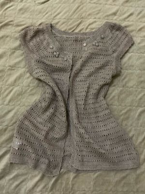 THEORIA knit cardigan / crochet-style cardigan
